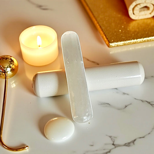 Bâton de massage en Sélénite A