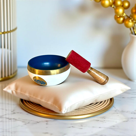 Bol chantant tibétain avec symbole du 3ᵉ Œil