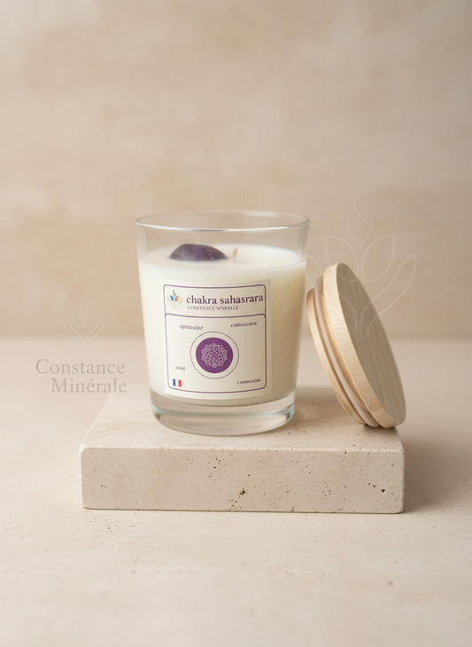 Bougie parfumée Chakra Sahasrara