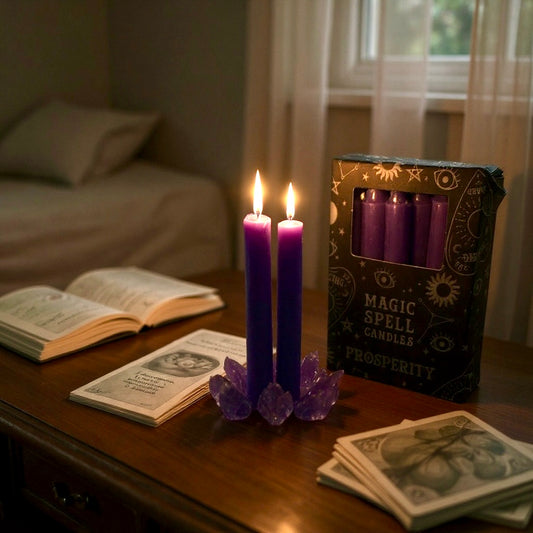 Bougie de Rituel Prospérité MAGIC SPELL CANDLES 12 bougies