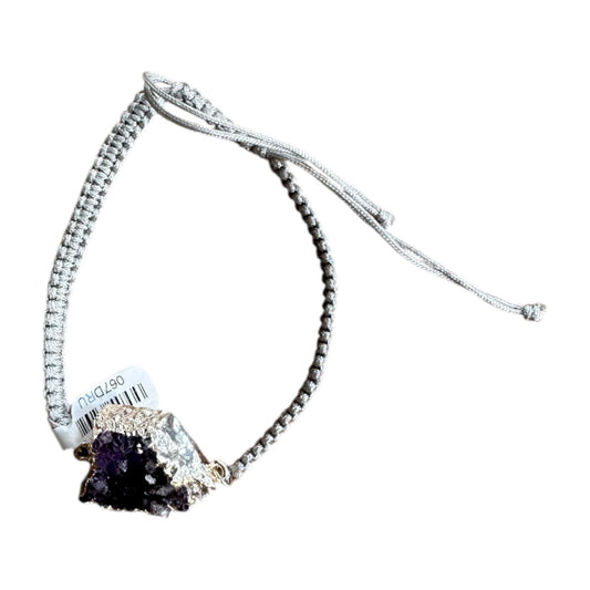 Bracelet Brésilien Mixte en Améthyste Brute