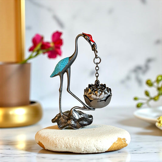 Brûleur à résine ou cônes – Design Grue