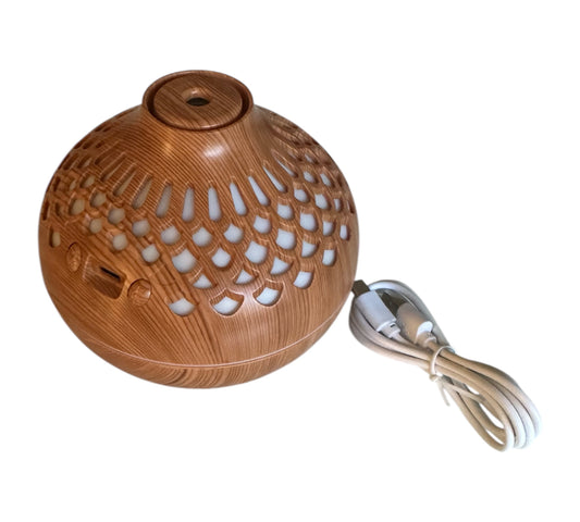 Diffuseur d'huile essentielles ultrasonique en bois avec LED