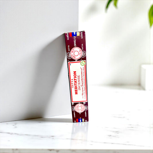 Encens Satya pour méditation parfum boisée