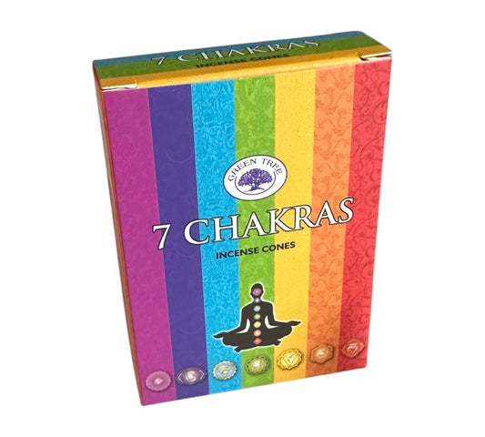 Encens spirituel en cônes Equilibre des 7 Chakras