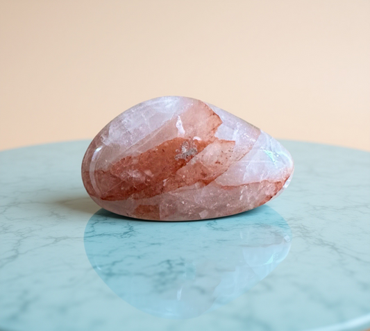 Galet de Quartz Hématoide