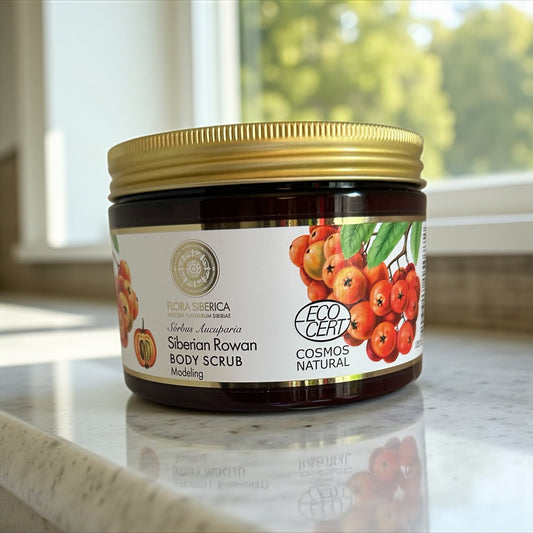 Gommage corps au sorbier de Sibérie 500 ml Flora SIBERICA