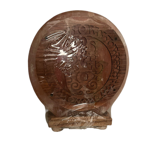 Lampe de sel de l'Himalaya : La main de Fatma