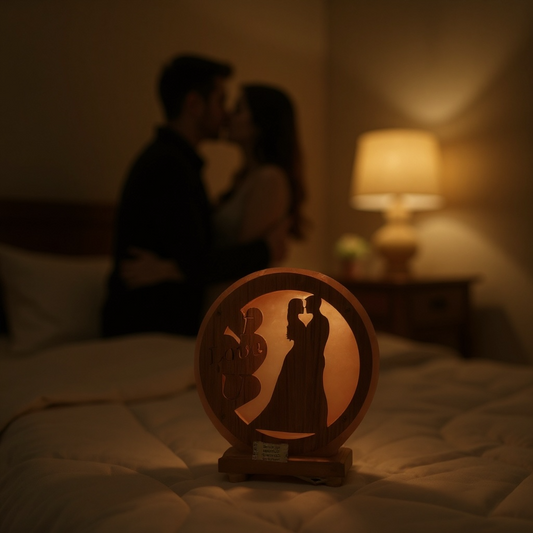 Lampe de sel de l´Himalaya love you