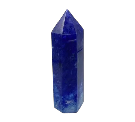 Obélisque en Quartz Bleu : Pierre de Guérison 2 à 3 Kg