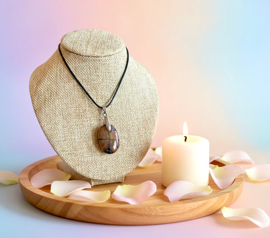 Pendentif en Chiastolite