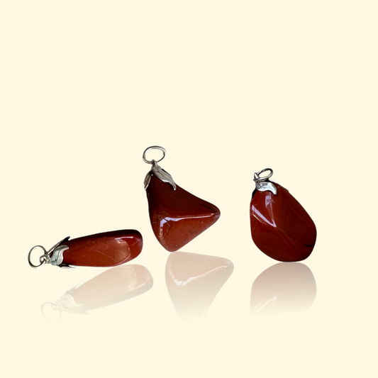 Pendentif Jaspe Rouge