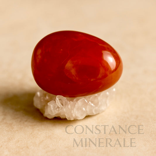 Pierre roulée en Calcite Orange