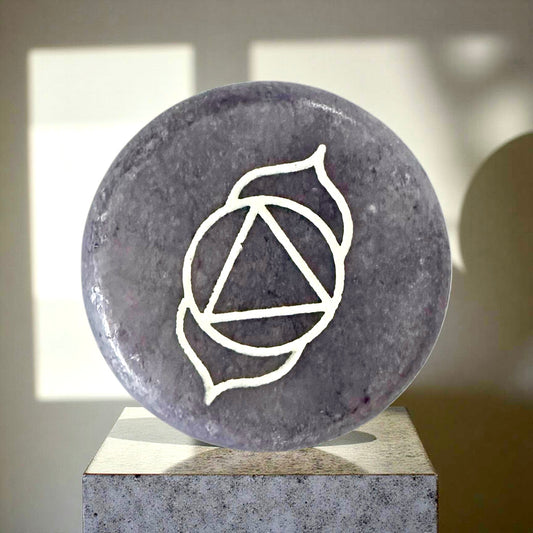 Pierre Plate Polie Troisième Œil