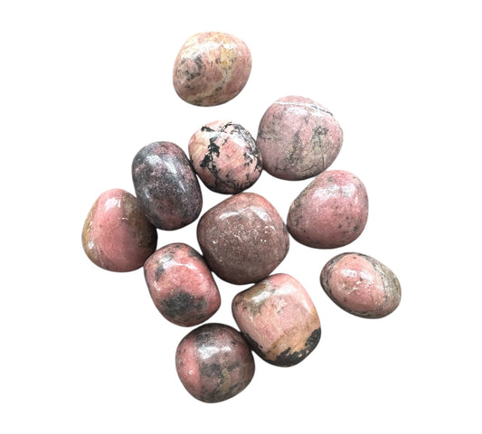 Pierre roulée Rhodonite