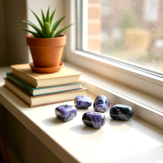 Pierre roulée Charoïte