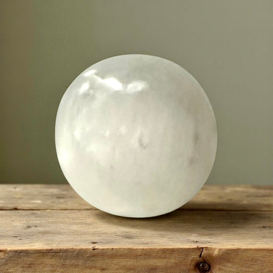 Sphère en sélénite