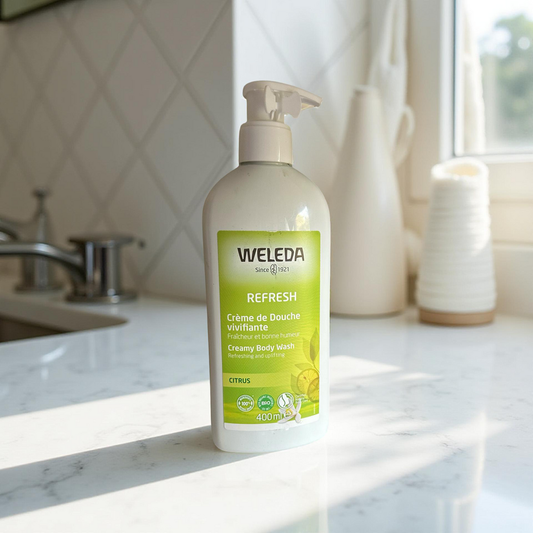 Crème de douche vivifiante WELEDA 400 ml