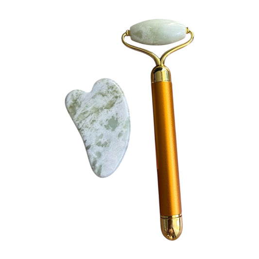 Kit Gua Sha & Rouleau de Jade Vibrant