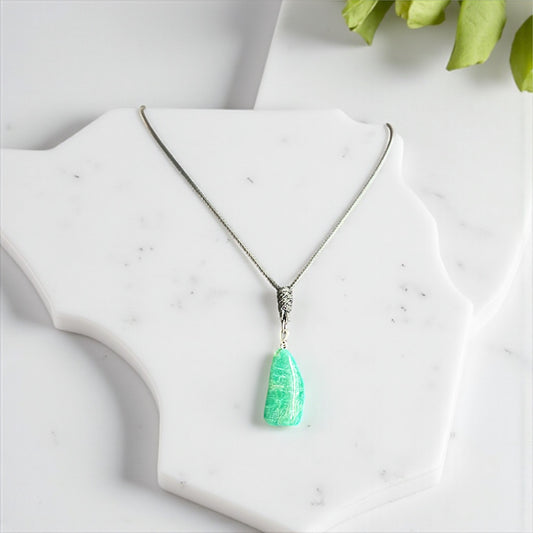 Pendentif en Aventurine Verte