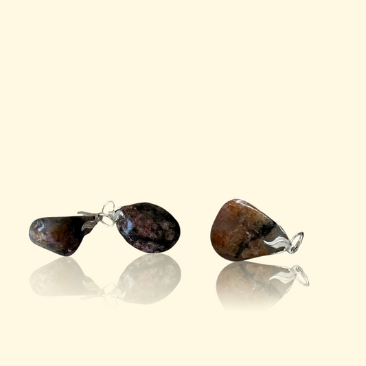 Pendentif Rhodonite