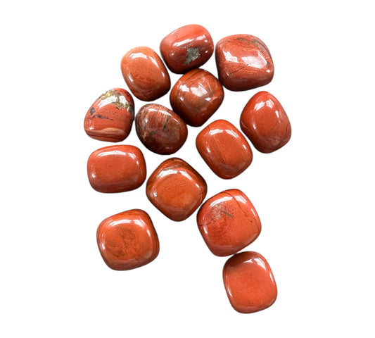 Pierre roulée Jaspé rouge