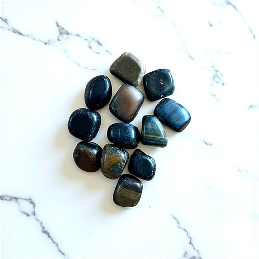 Pierre roulée Oeil de faucon