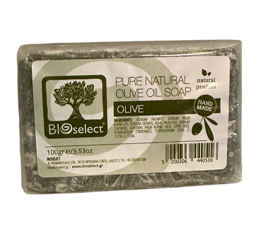 Savon naturel à l'huile d'olive Bioselect 100 g
