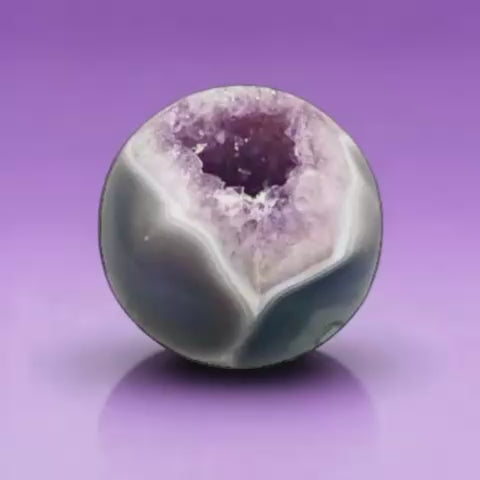 Boule de cristal en améthyste 2 kg