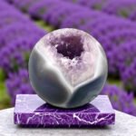 Boule de cristal en améthyste 2 kg