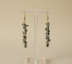 Boucles d'oreilles en Jaspe Dalmatien