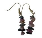 Boucles d’oreilles Tourmaline multicolore