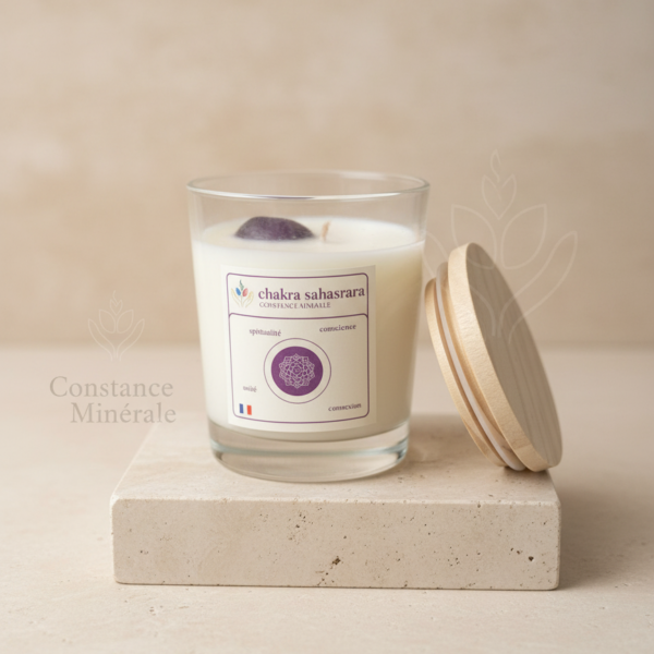 Bougie parfumée Chakra Sahasrara
