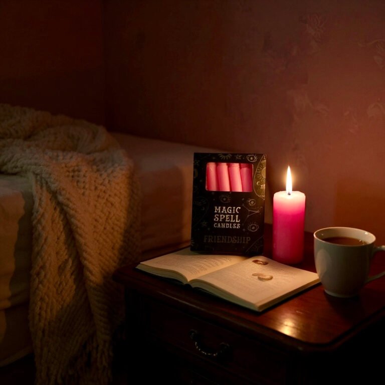 Bougie de Rituel Amitié MAGIC SPELL CANDLES 12 bougies