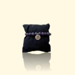 Bracelet Améthyste + Fleur de Vie