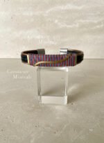 Bracelet artisanal en cuivre et caoutchouc recyclé