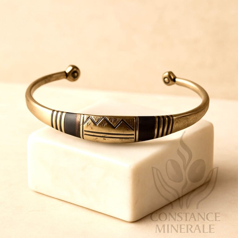 Bracelet jonc traditionnel en bronze