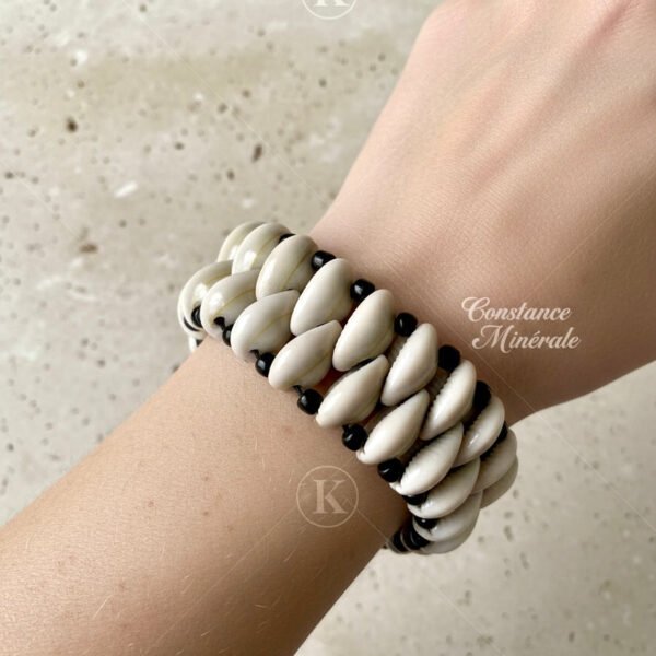 Bracelet double rangs en cauris