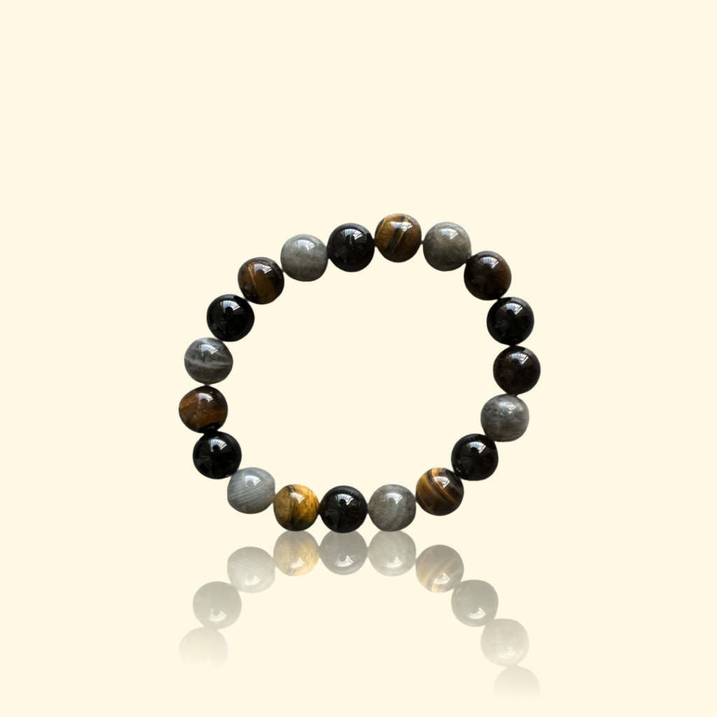 Bracelet Labradorite Obsidienne