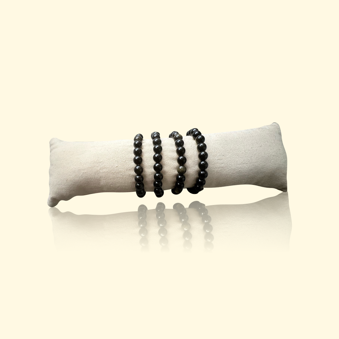 BraceletenpierrenaturelleObsidienneDoree8mm.png Bracelet Obsidienne Dorée