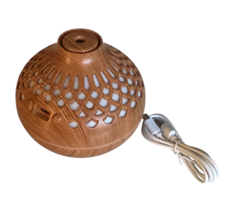 Diffuseur d'huile essentielles ultrasonique en bois avec LED