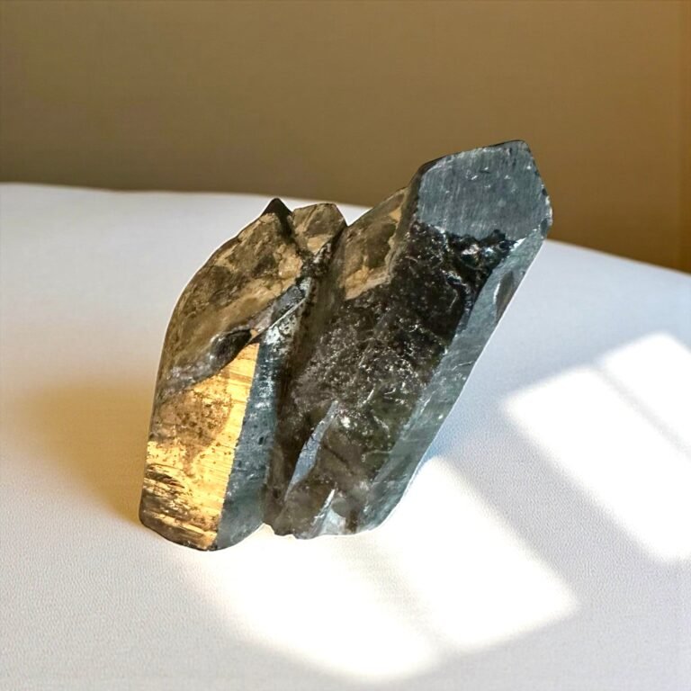 Druse de quartz fumé