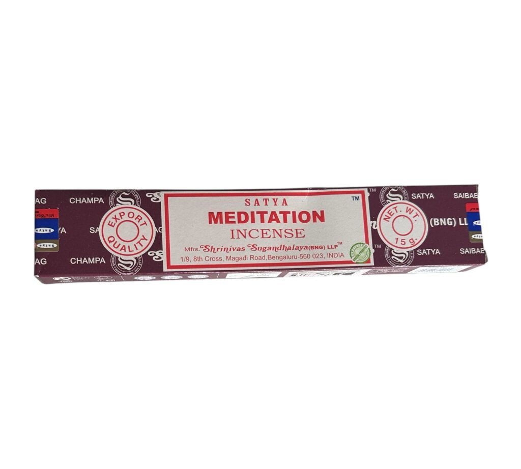 Encens Satya pour méditation parfum boisée
