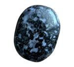 Galet Obsidienne flocon de neige
