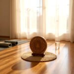 Lampe en sel de l'Himalaya Bouddha & Fleur de Lotus