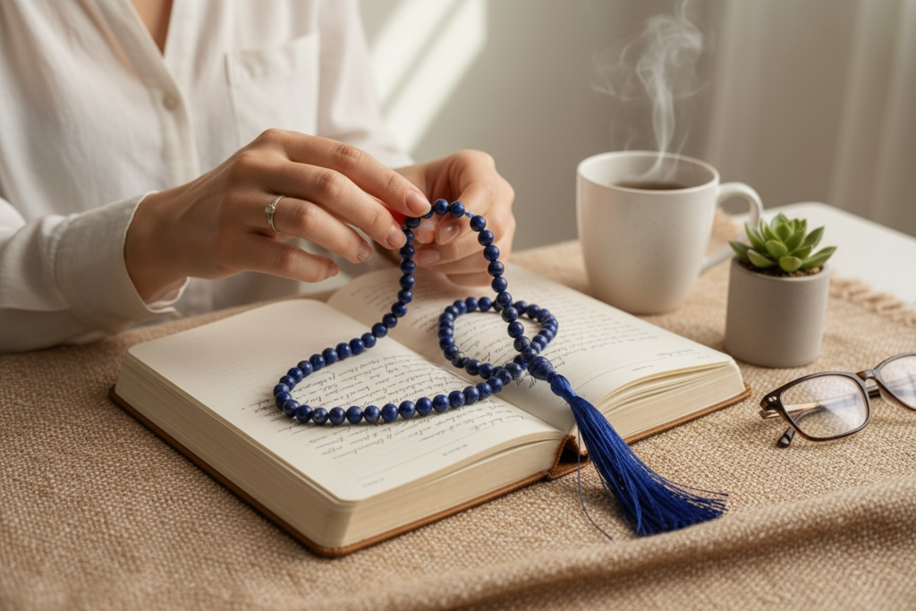 Mala lapis lazuli