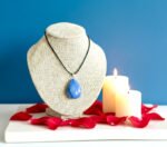 Pendentif Aventurine Bleue