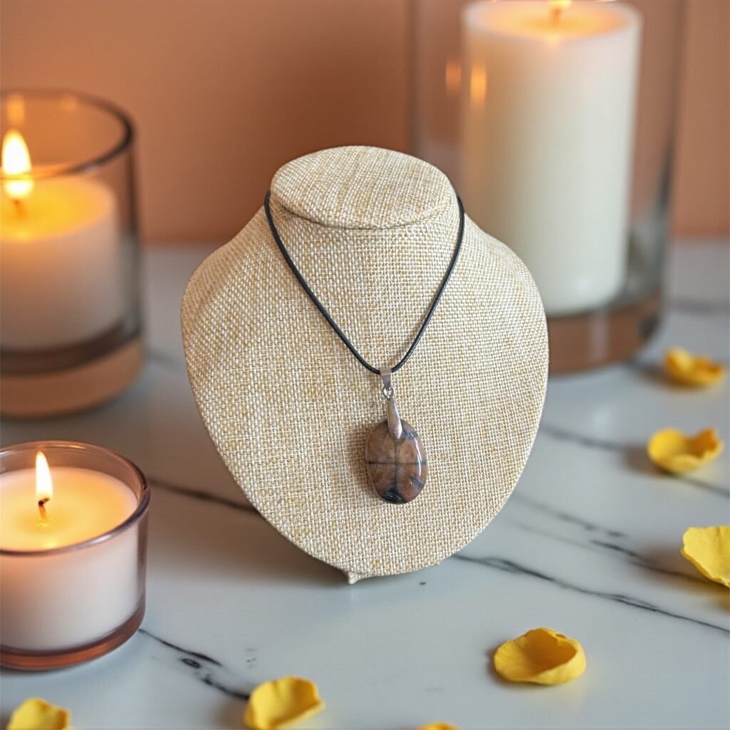 Pendentif en Chiastolite