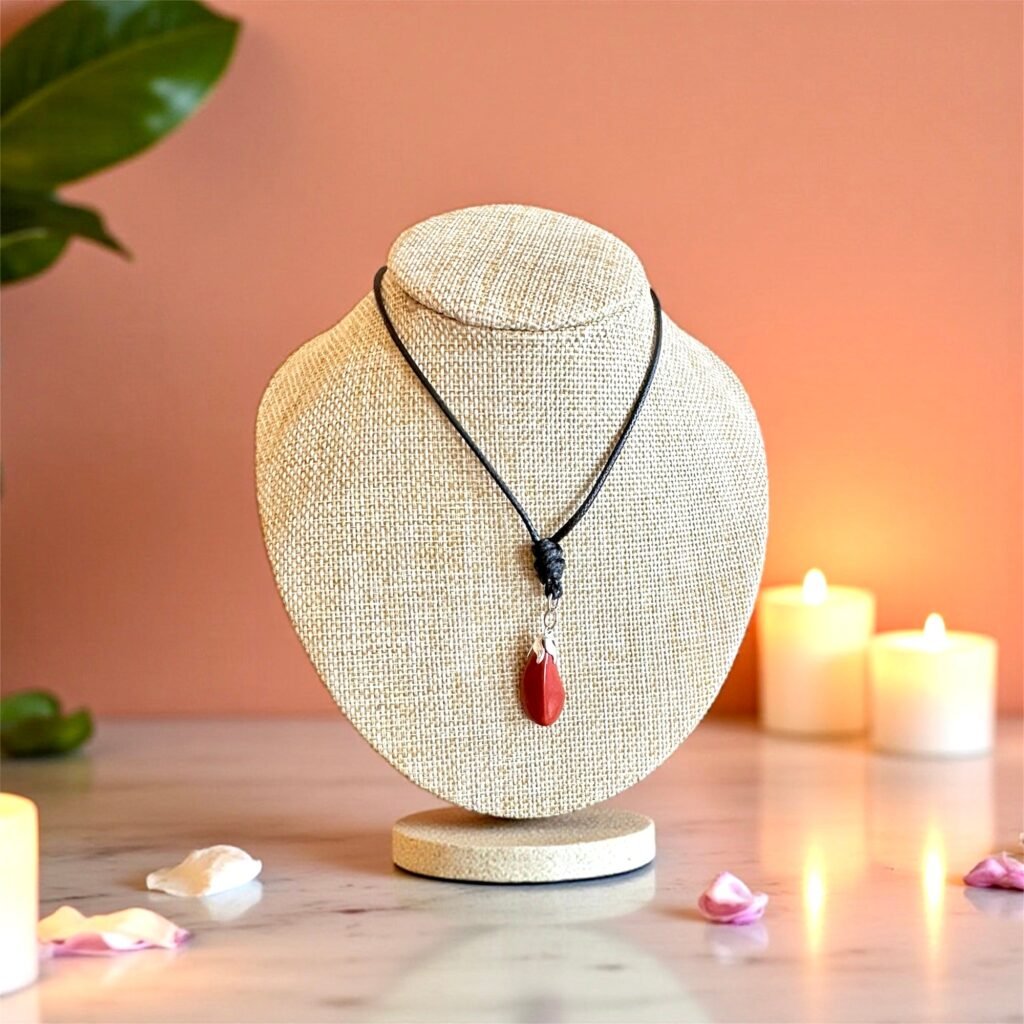 Pendentif Jaspe Rouge