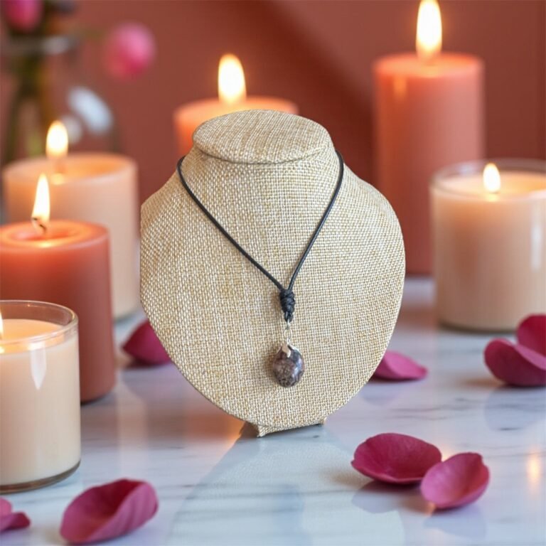 Pendentif Rhodonite